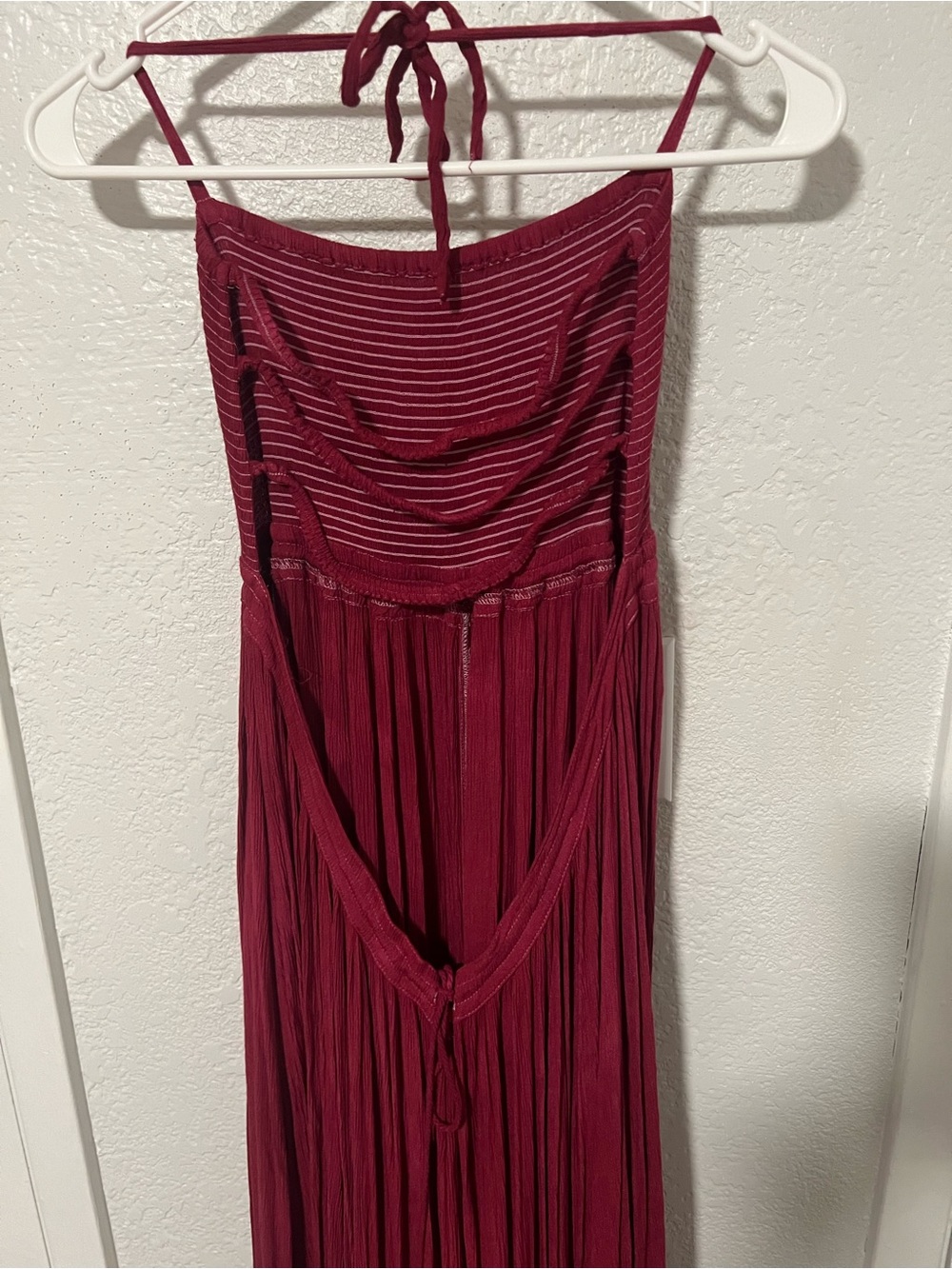 Free People Deep Rose Halter Maxi Dress - Picture 3 of 10